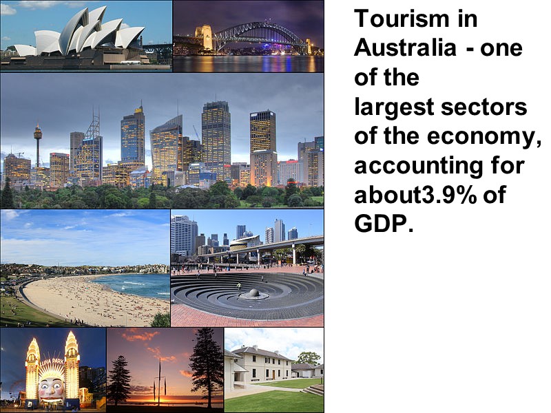 Tourism in Australia - one of the largest sectors of the economy, accounting for